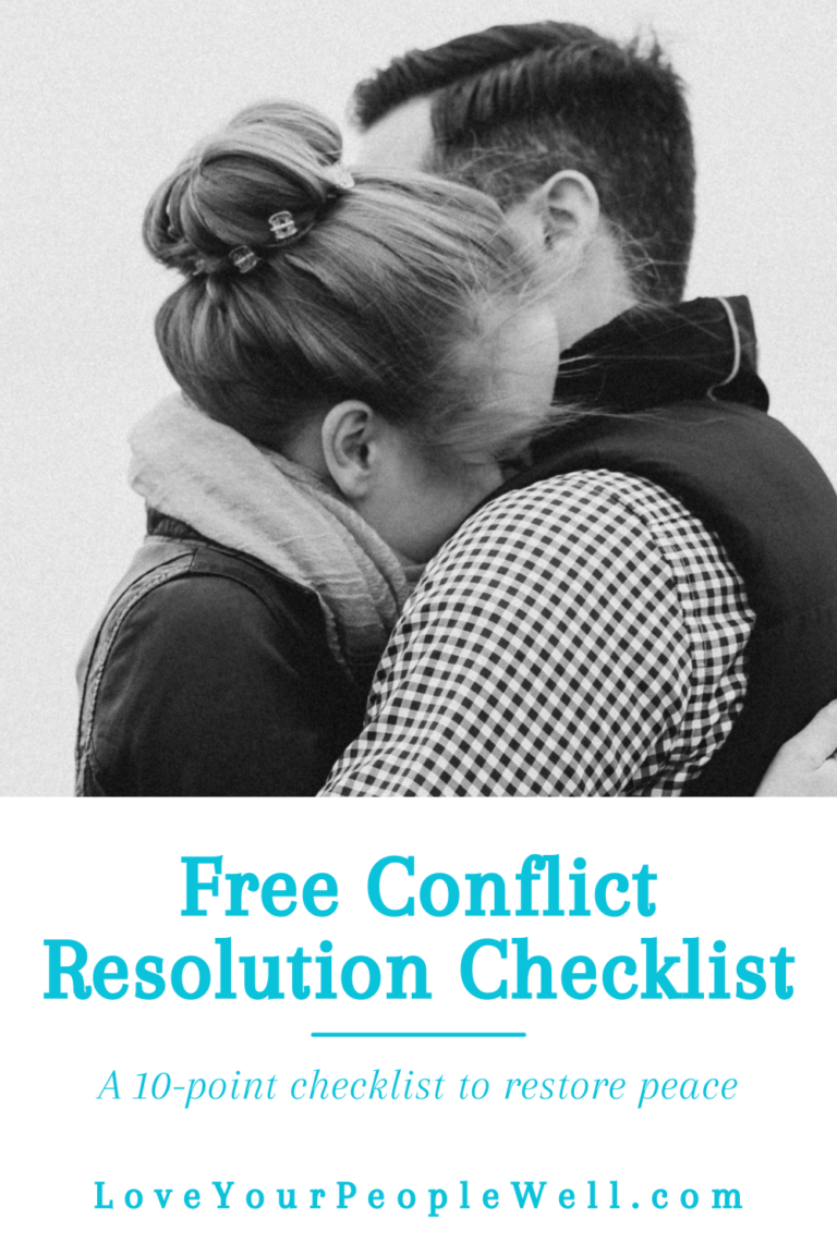 logo for emotional regulation freebie with a Conflict Resolution Checklist