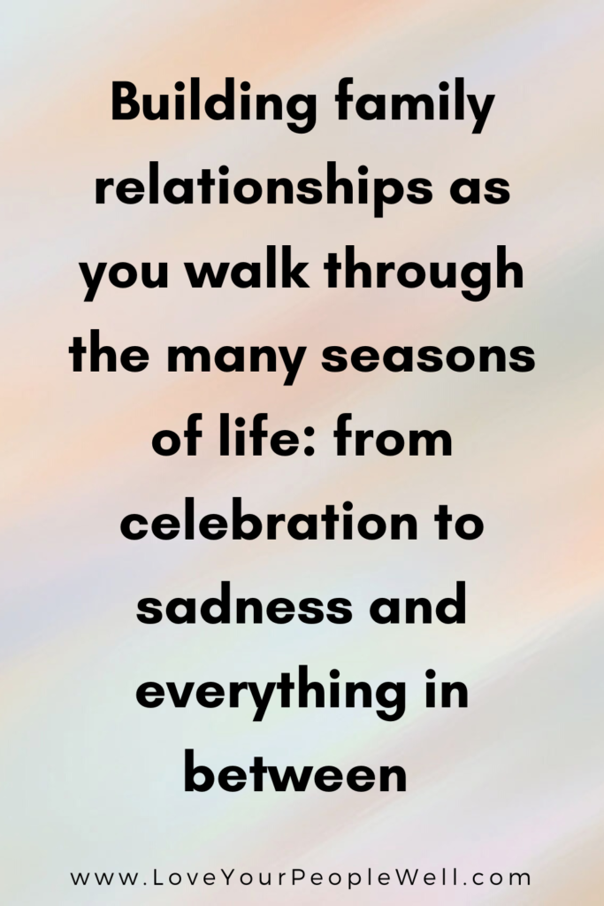 Walking Through Seasons of Celebration And Sadness in Your Christian Family Relationships // Episode 100