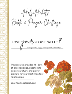 cover image for daily Bible devotional called Holy Habits Bible and Prayer Challenge