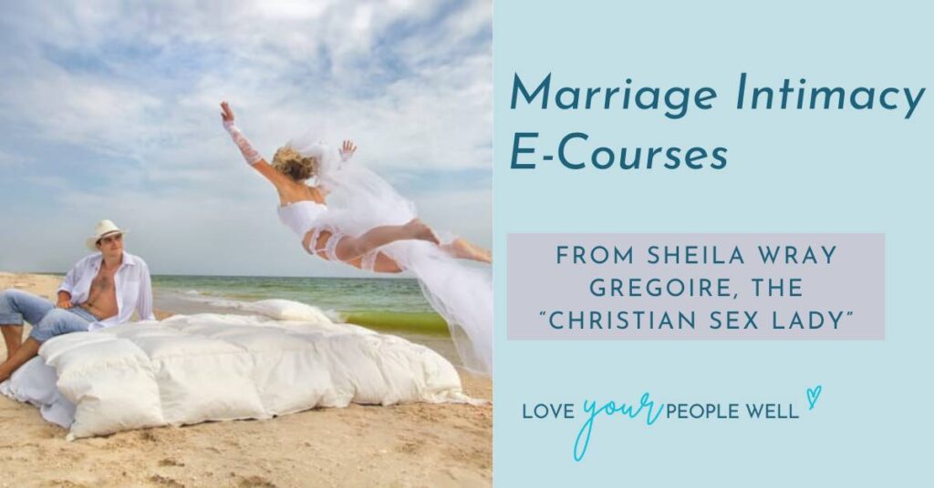 Graphic for Marriage Intimacy E-Courses From Sheila Wray Gregoire